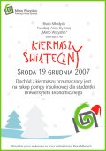 Kiermasz Świąteczny 2007