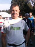Marek Pawlak podczas Maratonu Warszawskiego