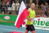 Jarosław Rajtar podczas maratonu w Walencji