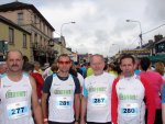 Od lewej: Andrzej Gruszel, Mariusz Bachorski, Marek Gieruszyński, Tomasz Manikowski podczas Maratonu Longford